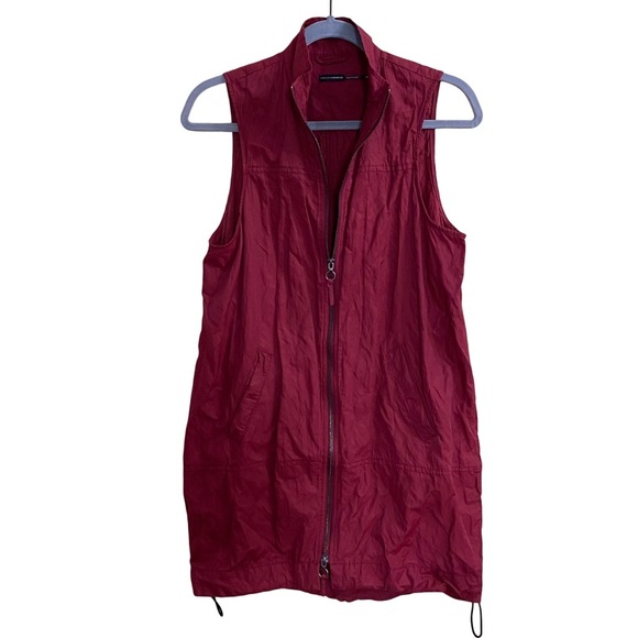 Stella Carakasi Maroon On The Go Vest Sleeveless Long Gorpcore Size XS - Picture 1 of 9